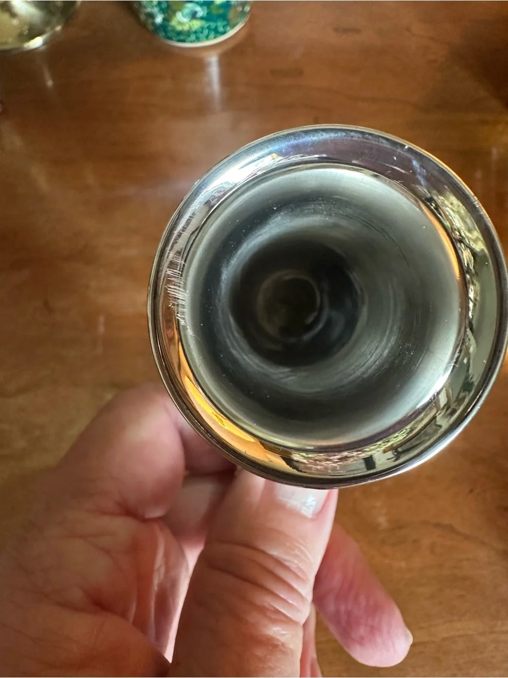 Wallace Silversmiths Vtg Silver-plated Double Cocktail Jigger